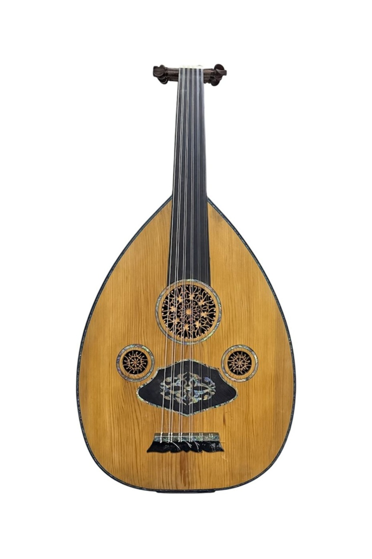 Kaplan Ağacı Tekne Profesyonel Ud Kanada Kapak – Set Halinde (Kıl