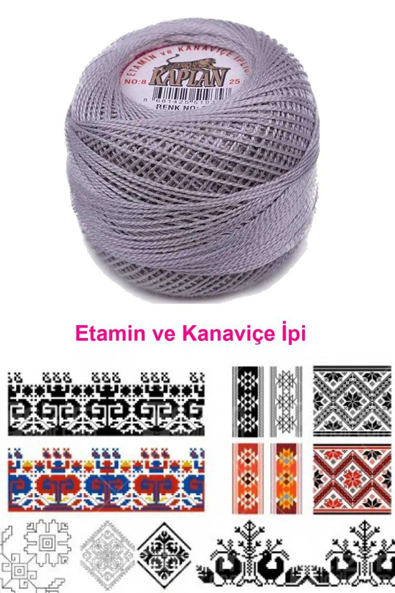Kaplan Etamin İpi 8 No 316 Royaleks – Profesyonel Kanaviçe İşi İçin Yüksek Kalite İplik Fiyatı, Yorumları ve Özellikleri