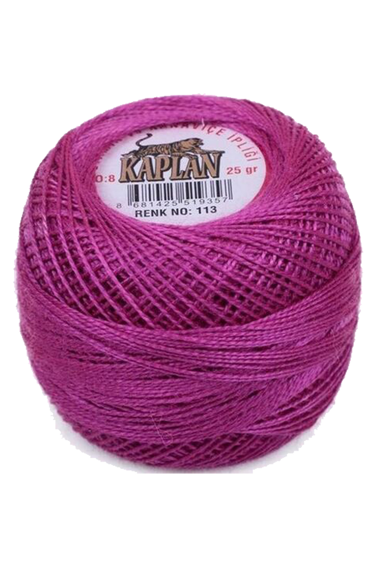 Kaplan Etamin Ve Kanaviçe İpi 8 No Kod/Renk: 113 -