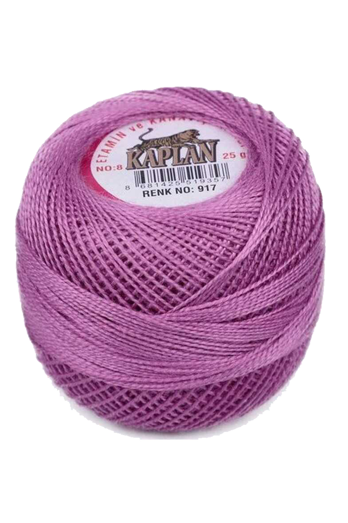 Kaplan Etamin Ve Kanaviçe İpi 8 No Kod/Renk: 917 -