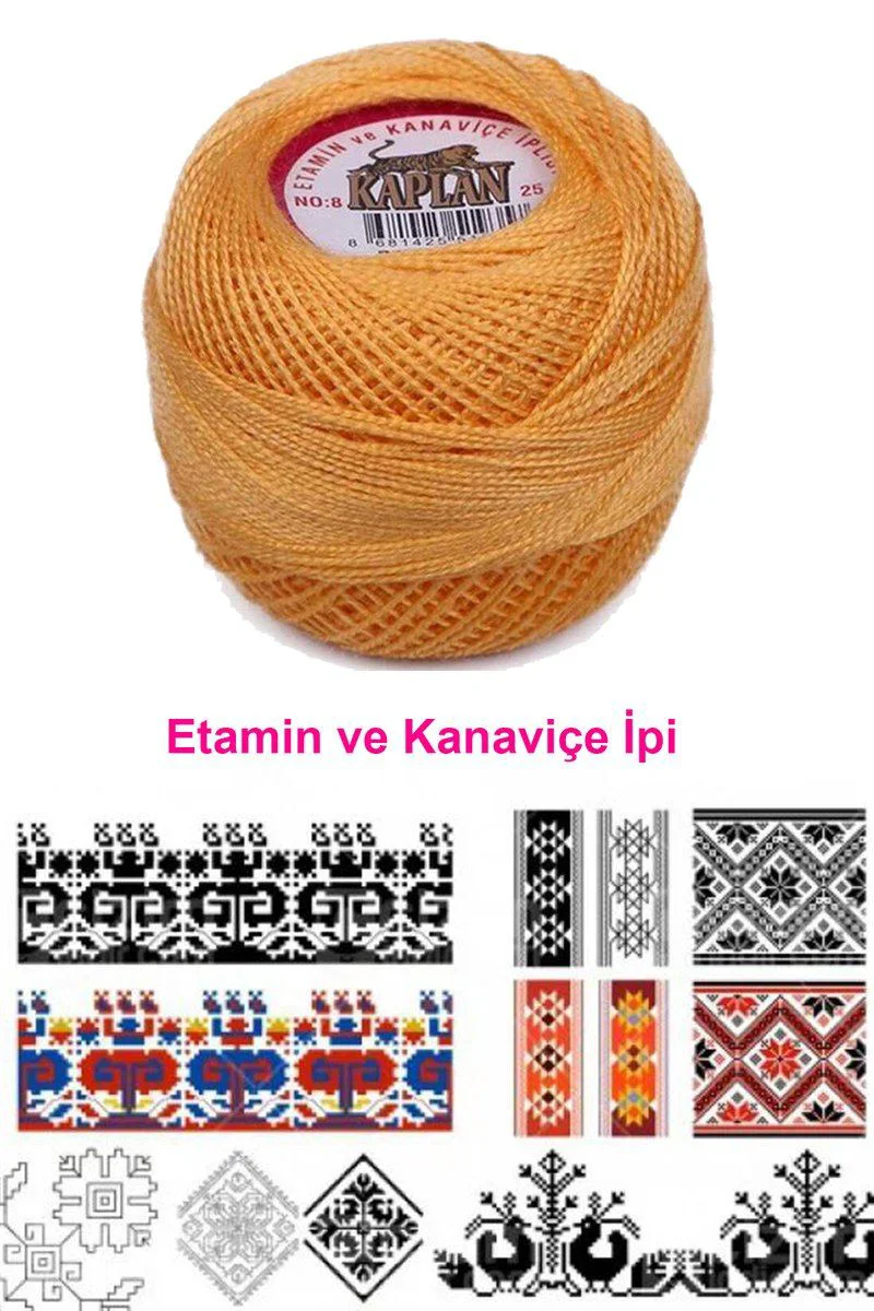 Kaplan Etamin Ve Kanaviçe İpi 8 No - 444 Royaleks Fiyatı, Yorumları ve Özellikleri