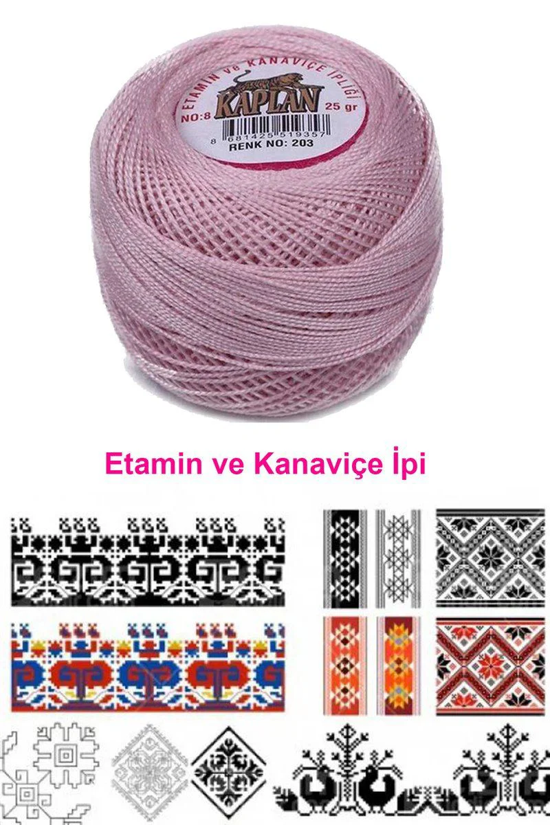 Kaplan Etamin Ve Kanaviçe İpi 8 No – 203 Royaleks, Nakış İpi Kaplan Etamin Ve Kanaviçe İpi 8 No – 203 Royaleks, Nakış İpi