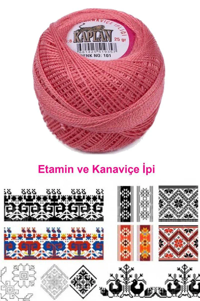 Kaplan Etamin Ve Kanaviçe İpi 8 Numara – 101 Royaleks Renk, El Sanatları ve Nakış İçin Premium İplik Fiyatı, Yorumları ve Özellikleri