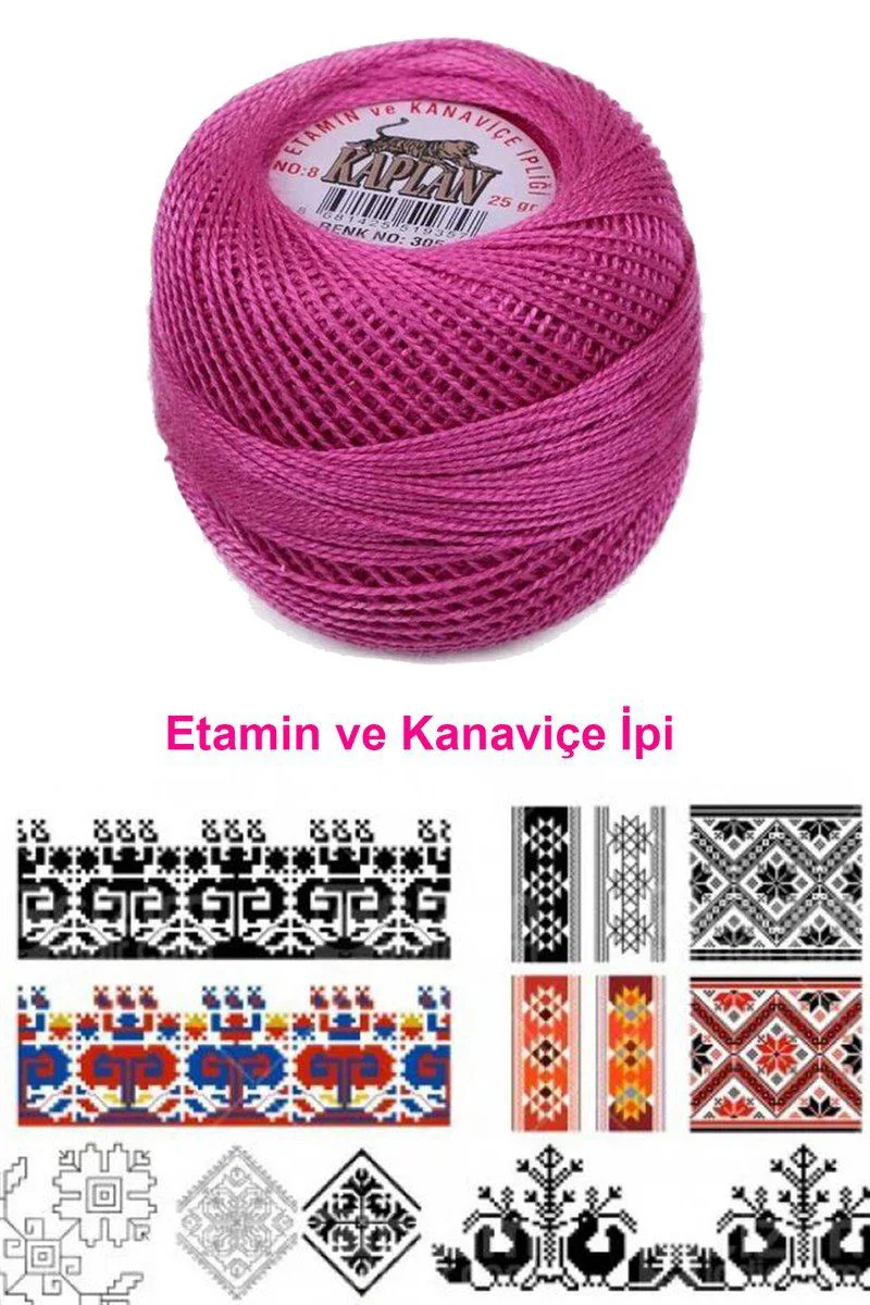 Kaplan Etamin Ve Kanaviçe İpi 8 No 305 Royaleks – Profesyonel Kanaviçe İpi Fiyatı, Yorumları ve Özellikleri