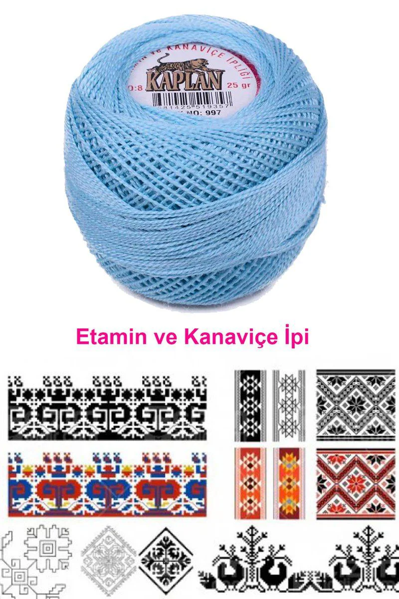 Kaplan Etamin ve Kanaviçe İpi 8 No - 997 Royaleks Fiyatı, Yorumları ve Özellikleri