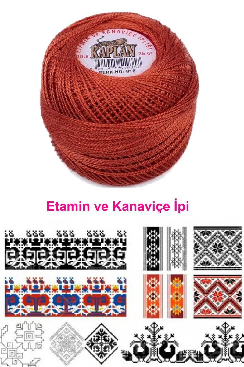 Kaplan Etamin Ve Kanaviçe İpi 8 No 918 Royaleks – Profesyonel Nakış İpi Fiyatı, Yorumları ve Özellikleri