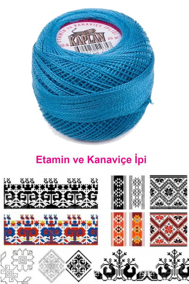 Kaplan Etamin Ve Kanaviçe İpi 8 Numara – 518 Royaleks Renk, Nakış İpi Fiyatı, Yorumları ve Özellikleri