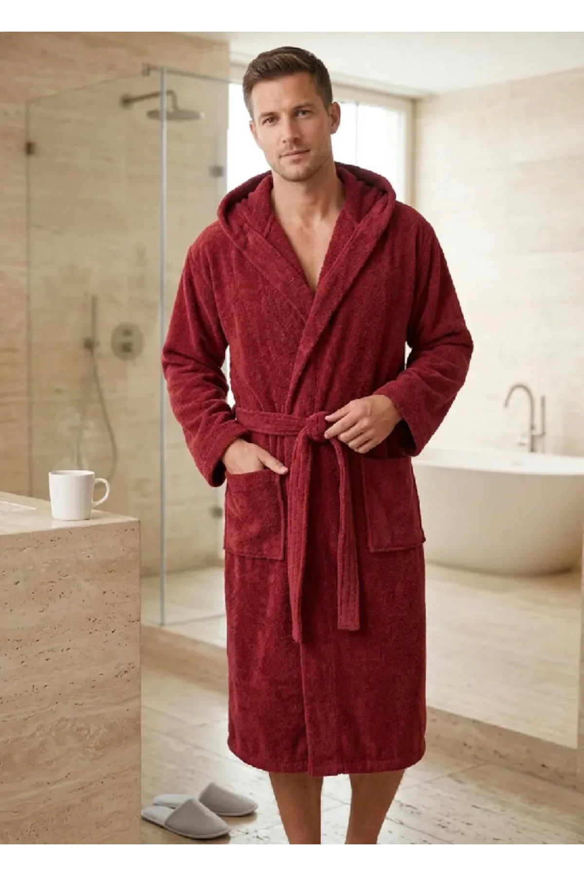Kapşonlu Bornoz -Microcotton Bornoz-(125-130 cm boy) Kapşonlu Bornoz -Microcotton Bornoz-(125-130 cm boy) Fiyatı, Yorumları ve Özellikleri