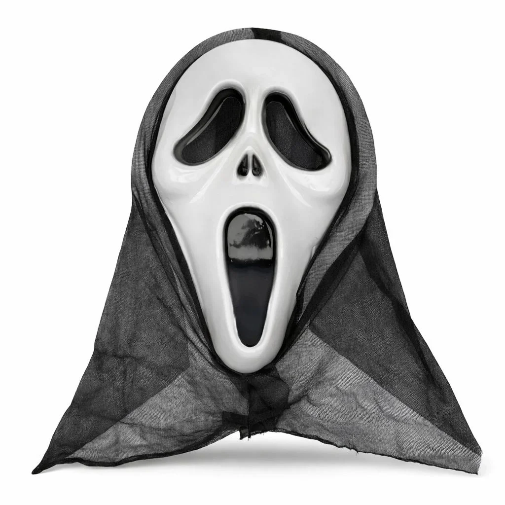 Kapşonlu Çığlık Maskesi - Scream Film ile Uyumlu Hayalet Maskesi 33x21 Cm Fiyatı, Yorumları ve Özellikleri