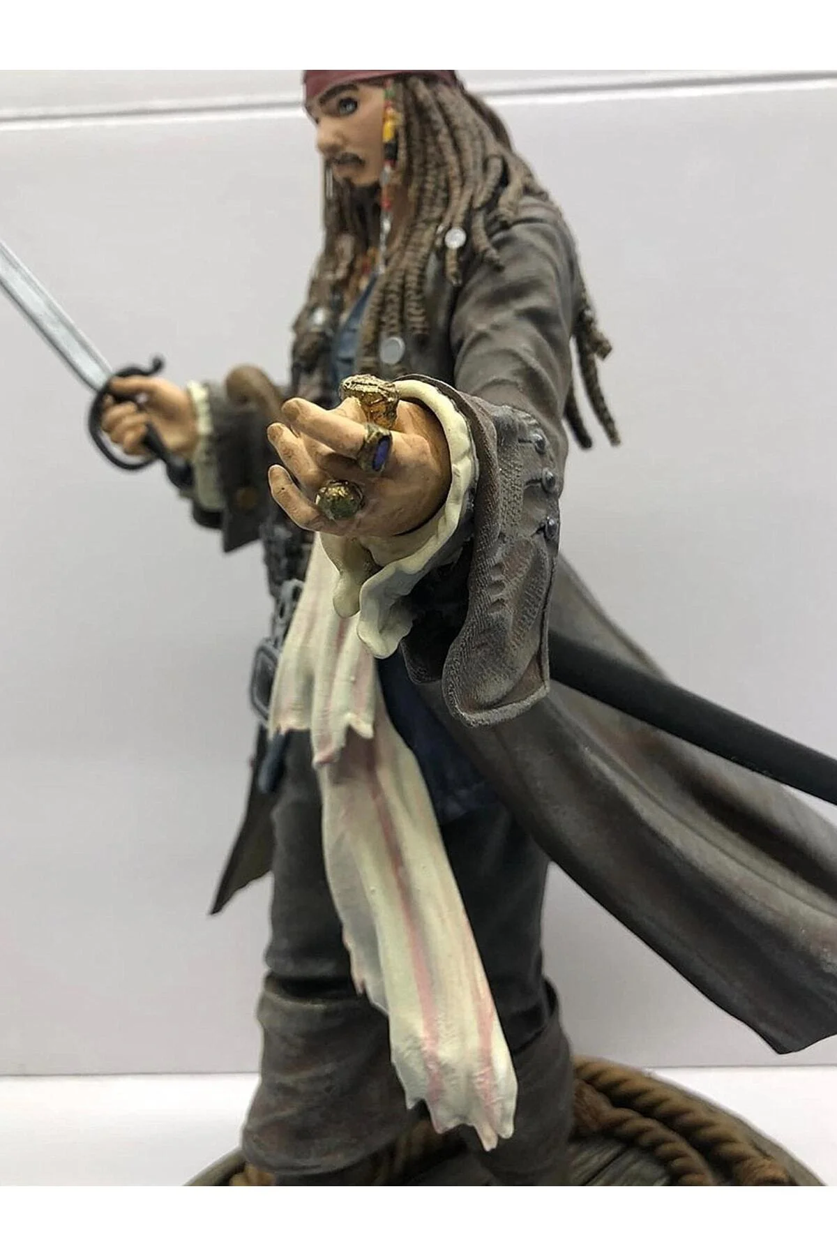 Kaptan Jack Sparrow Karayip Korsanları Boyalı Figür 23 Cm (büyük Boy