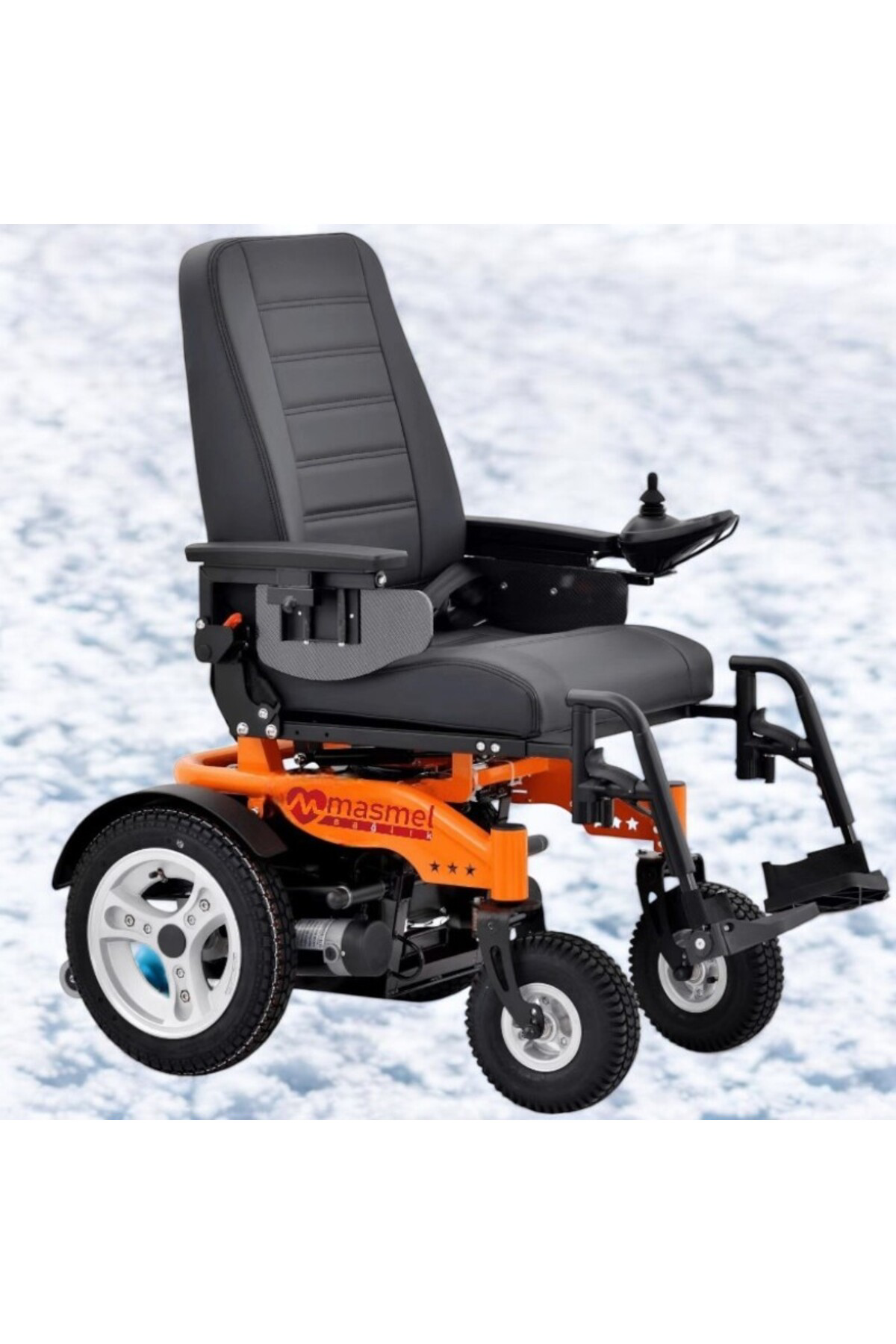 Masmel Kaptan Koltuklu Ve Arazi Tipi Akülü Tekerlekli Sandalye