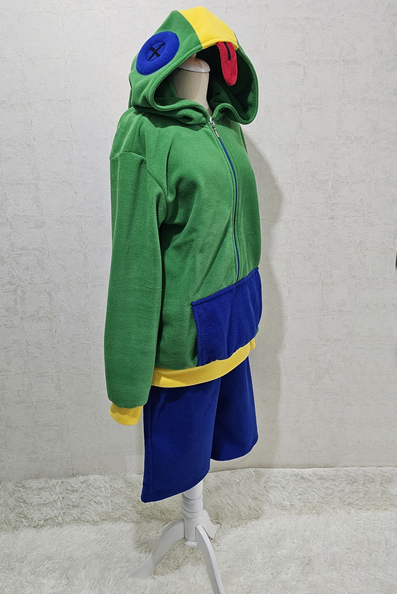 Kapüşonlu Cosplay Yeşil Kostüm Yetişkin | Video Oyunu Kapüşonlu Y