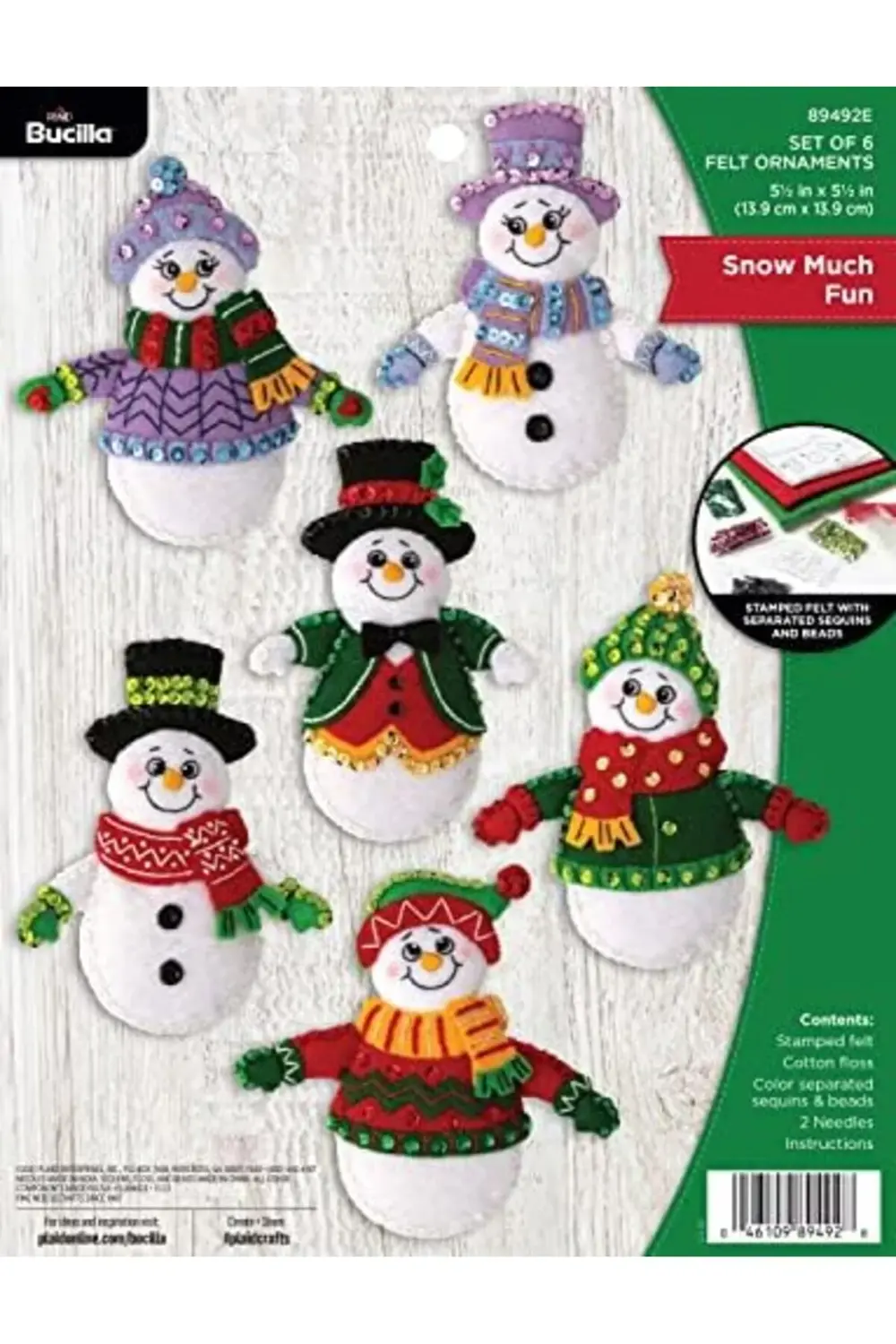 kar çok 89492e Keçe Uygulama Seti, zanaat projeleri için mükemmel