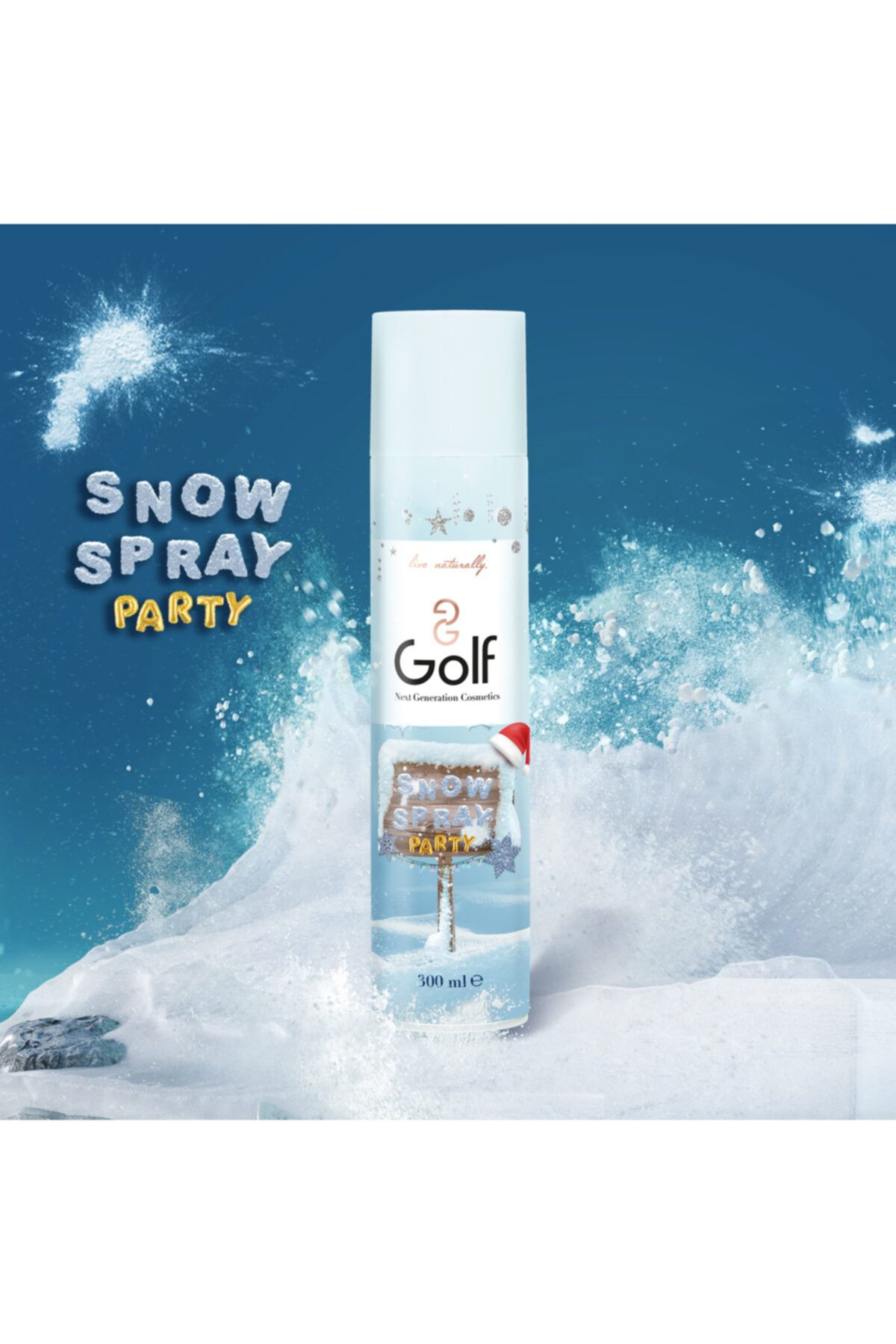 Golf Kar Köpüğü Parti Spreyi ( Kalıcı Olmayan Formül) 300 Ml