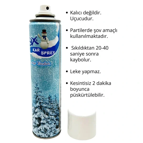 Kar Spreyi - 200 ml - Parti Süsü