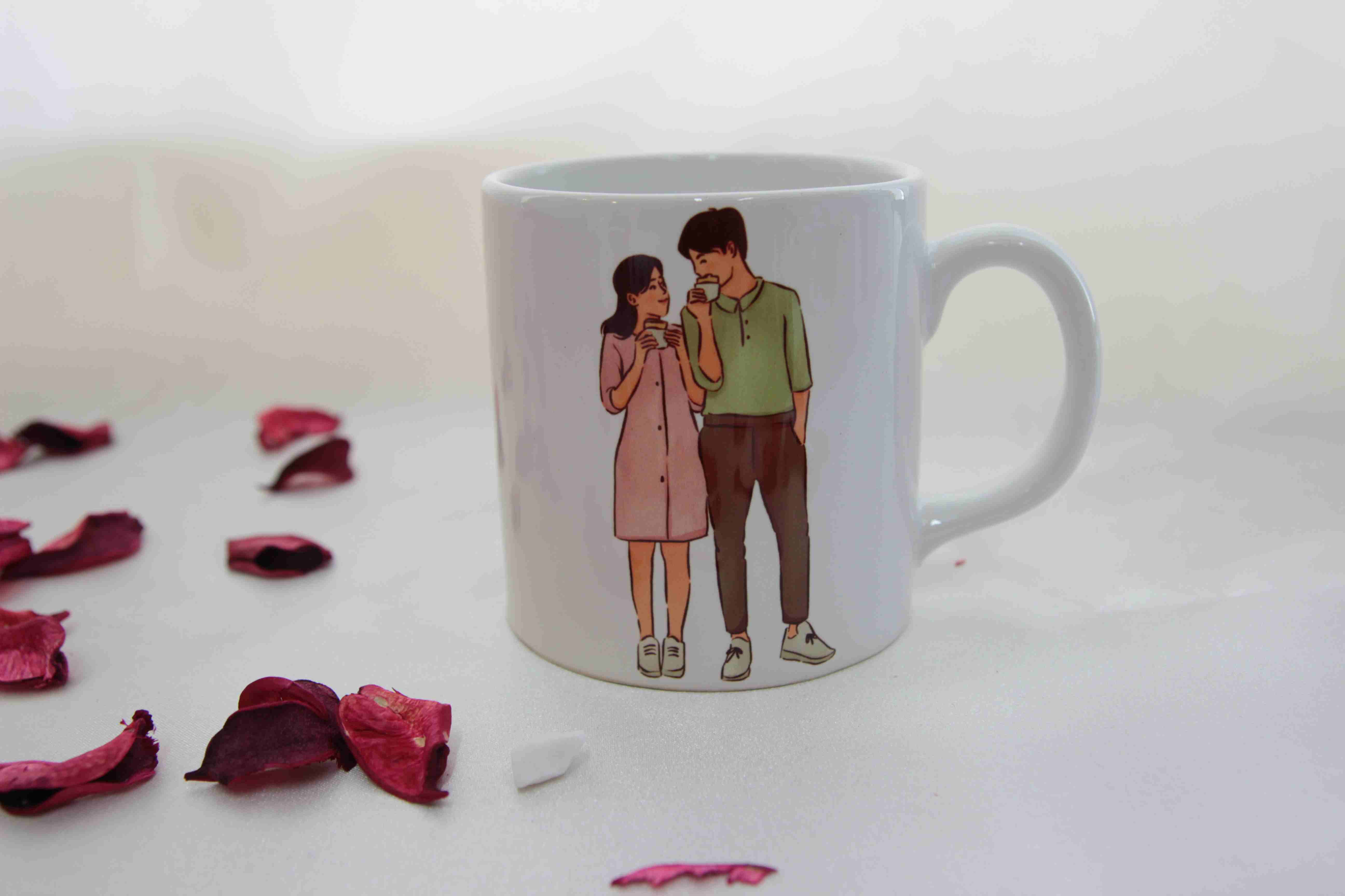 Home Kar Tanesi Kolye , İ Love You Kupa Bardak - Kalpli Led Aşk Sözleri Sevgiliye Hediye