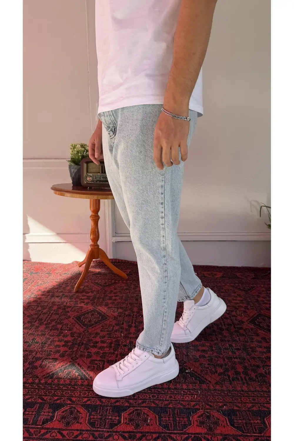 Kar Yıkamalı Boyfriend Jean