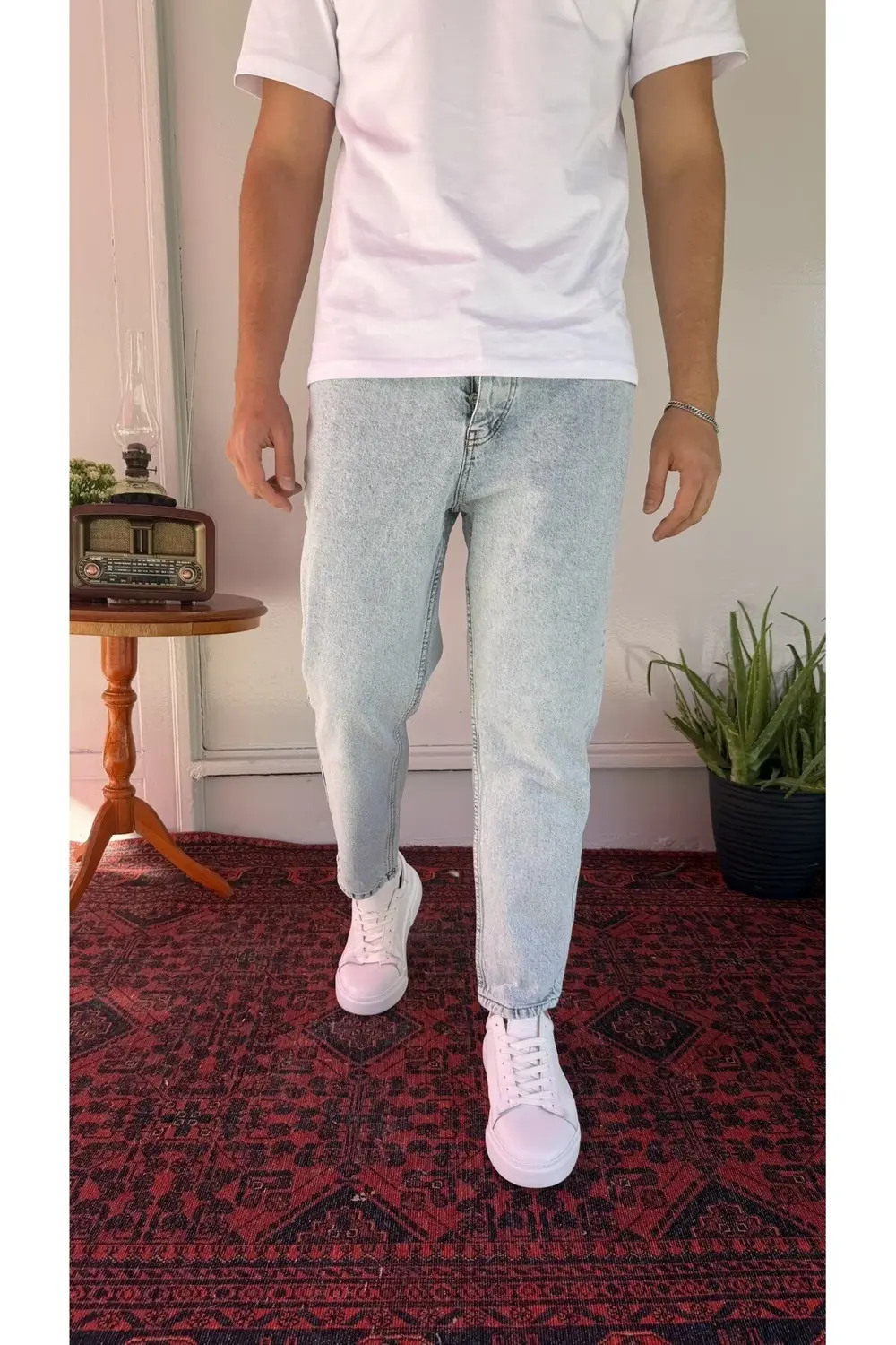 Kar Yıkamalı Boyfriend Jean
