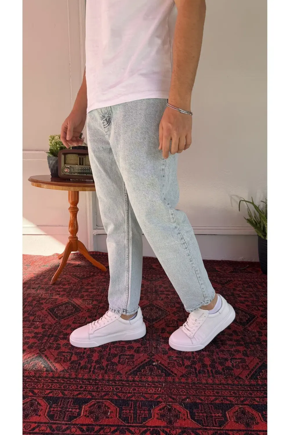 Kar Yıkamalı Boyfriend Jean