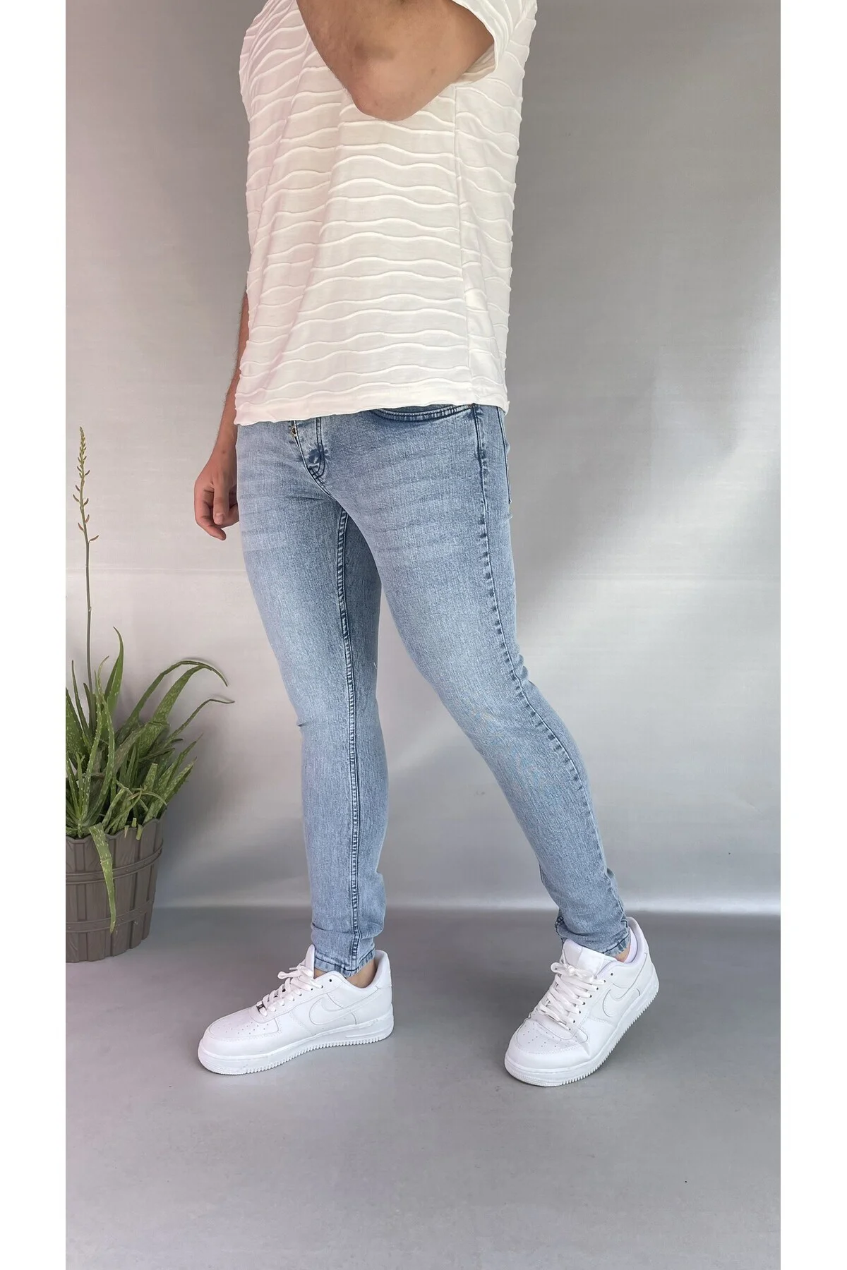 Kar Yıkamalı Skinny Jean