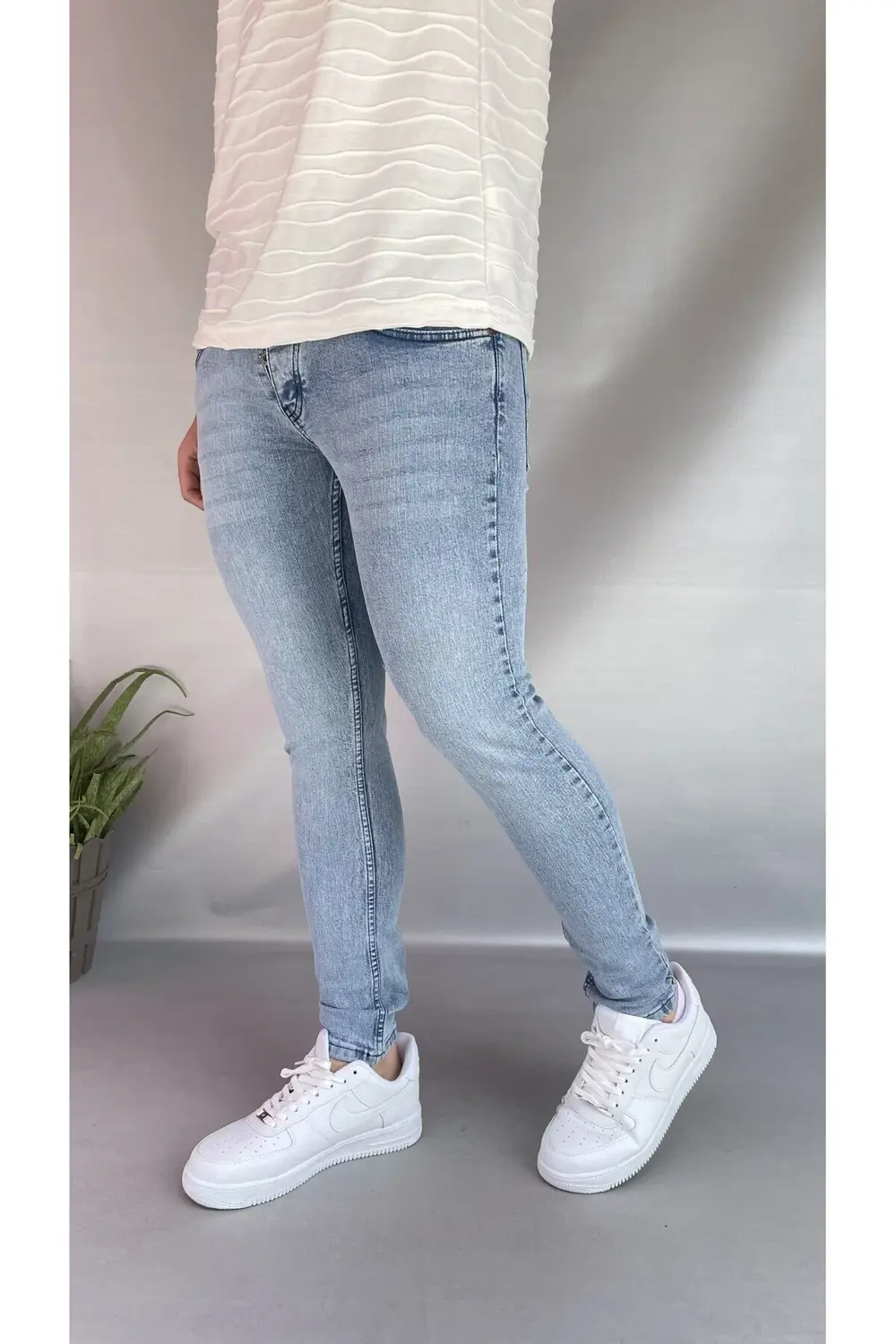 Kar Yıkamalı Skinny Jean