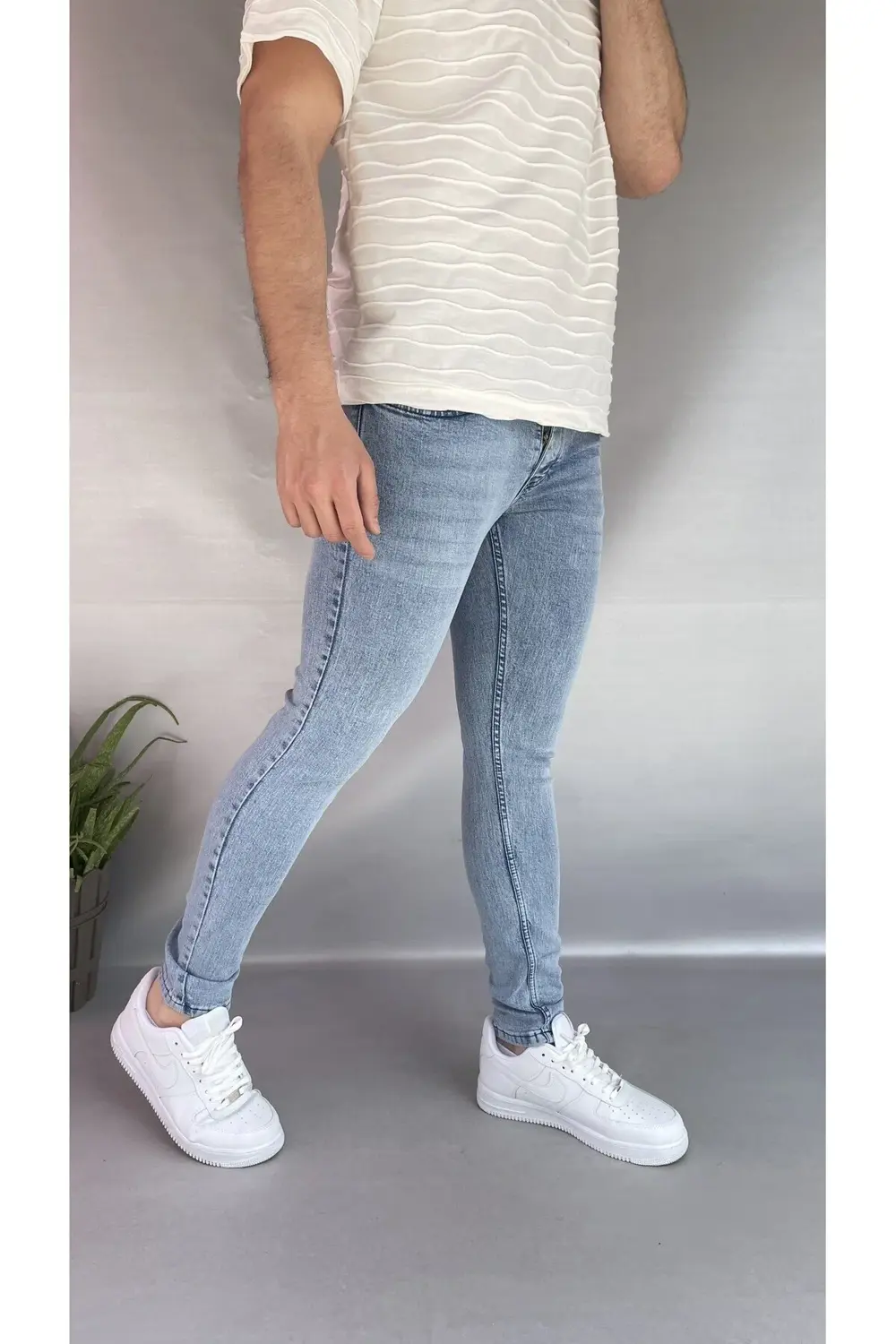 Kar Yıkamalı Skinny Jean
