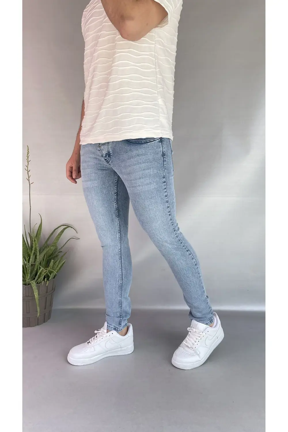 Kar Yıkamalı Skinny Jean