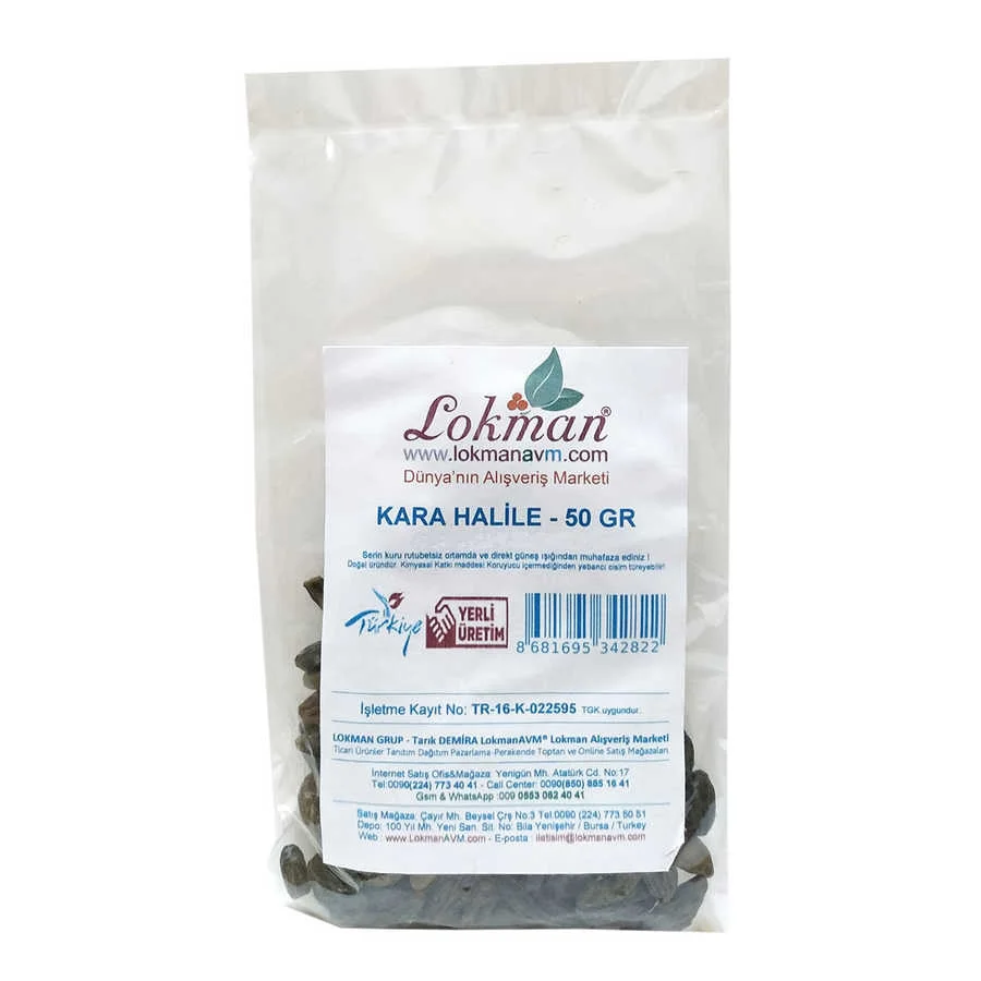 Kara Halile 50 Gr Paket – Doğal Baharat & Geleneksel Lezzet