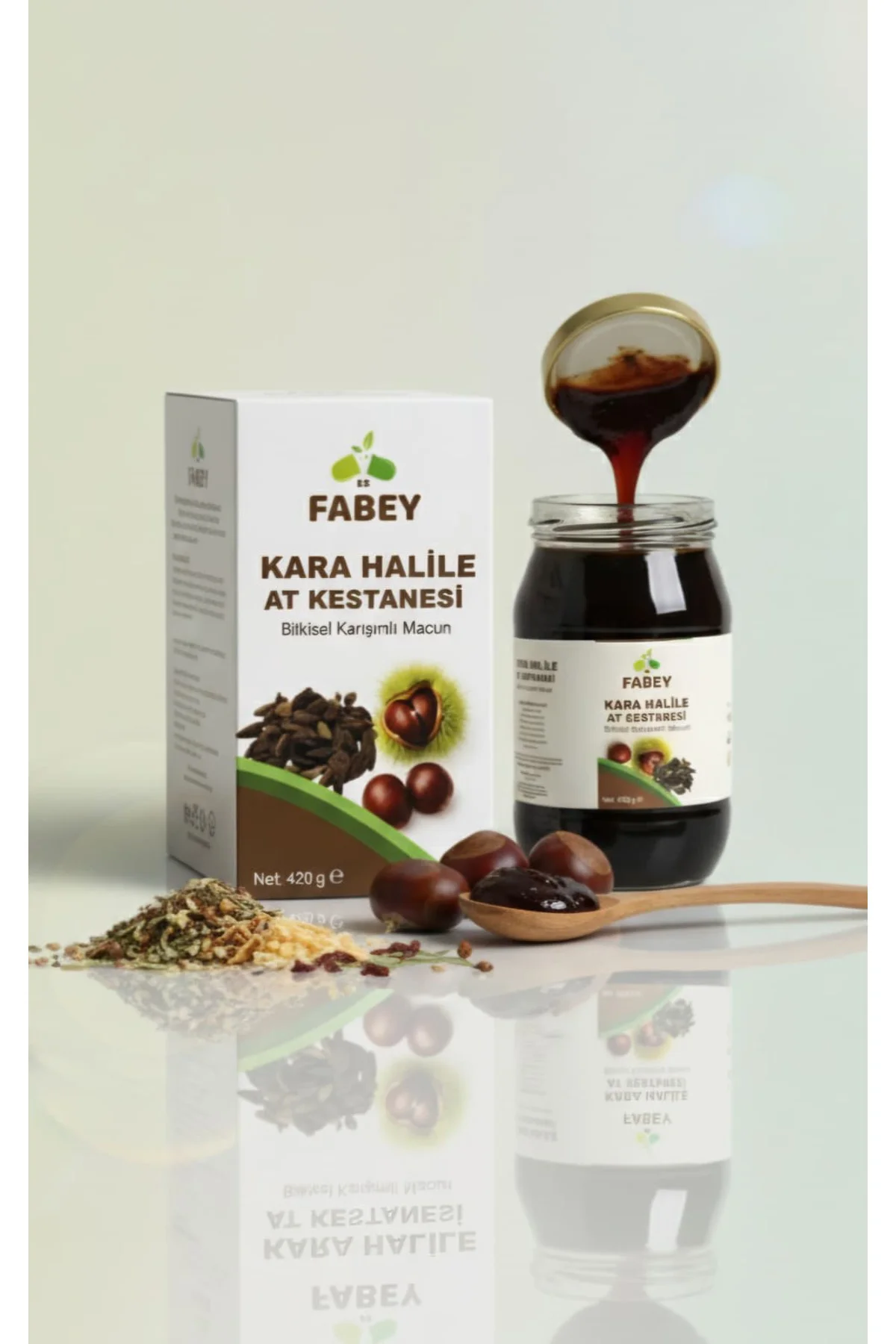 Kara Halile At Kestanesi Bitkisel Karışımlı Macun 420gr
