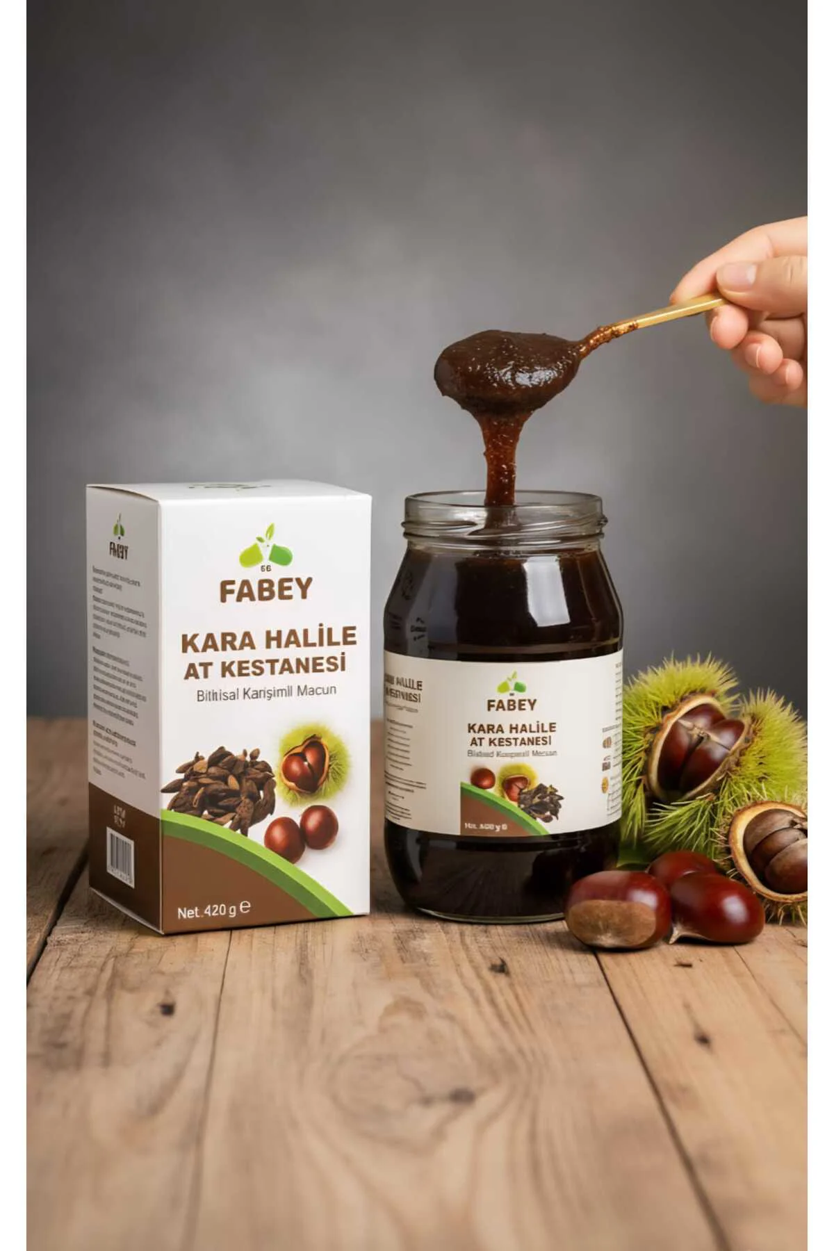 Kara Halile At Kestanesi Bitkisel Karışımlı Macun 420gr