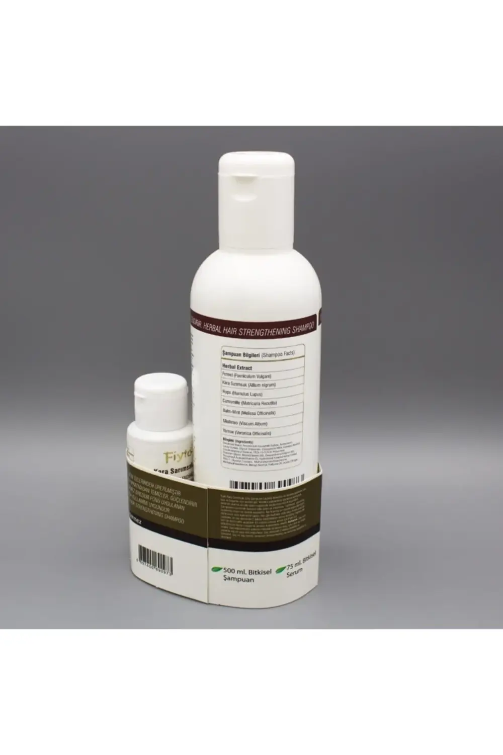 Kara Sarımsak Özlü Şampuan 500 Ml + Saç Serumu 75 Ml