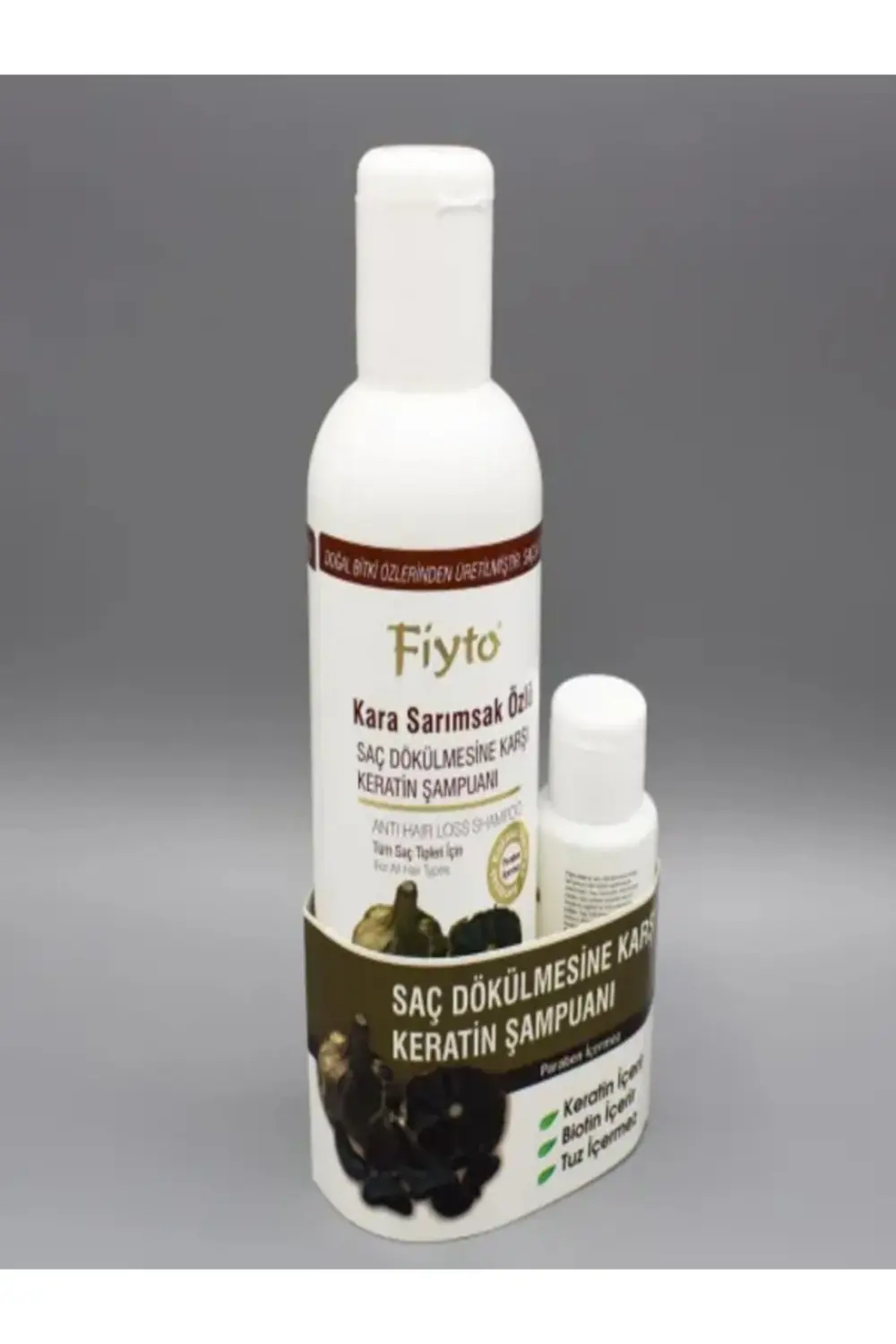 Kara Sarımsak Özlü Şampuan 500 Ml + Saç Serumu 75 Ml