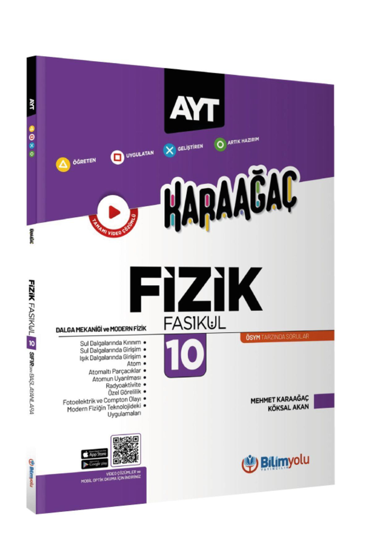 Karaağaç AYT Fizik Fasikülleri 10 (Dalga Mekaniği ve Modern Fizik Karaağaç AYT Fizik Fasikülleri 10 (Dalga Mekaniği ve Modern Fizik