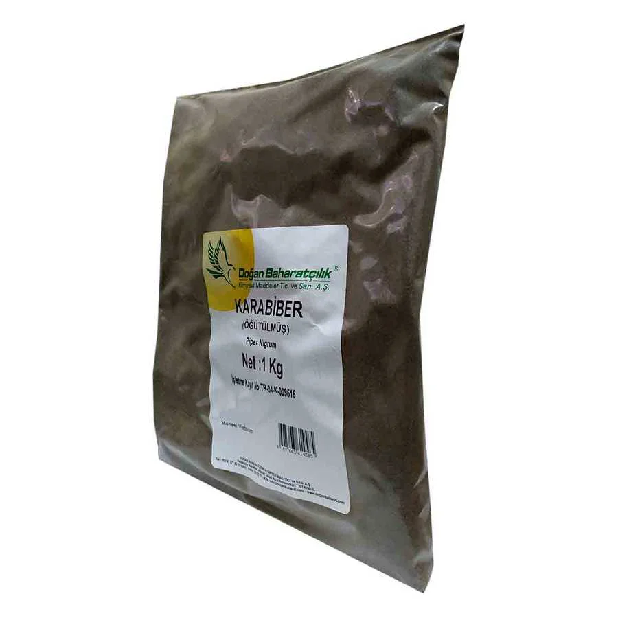 Karabiber Doğal Öğütülmüş Saf 1000 Gr Paket - Taze Baharat Karabiber Doğal Öğütülmüş Saf 1000 Gr Paket - Taze Baharat