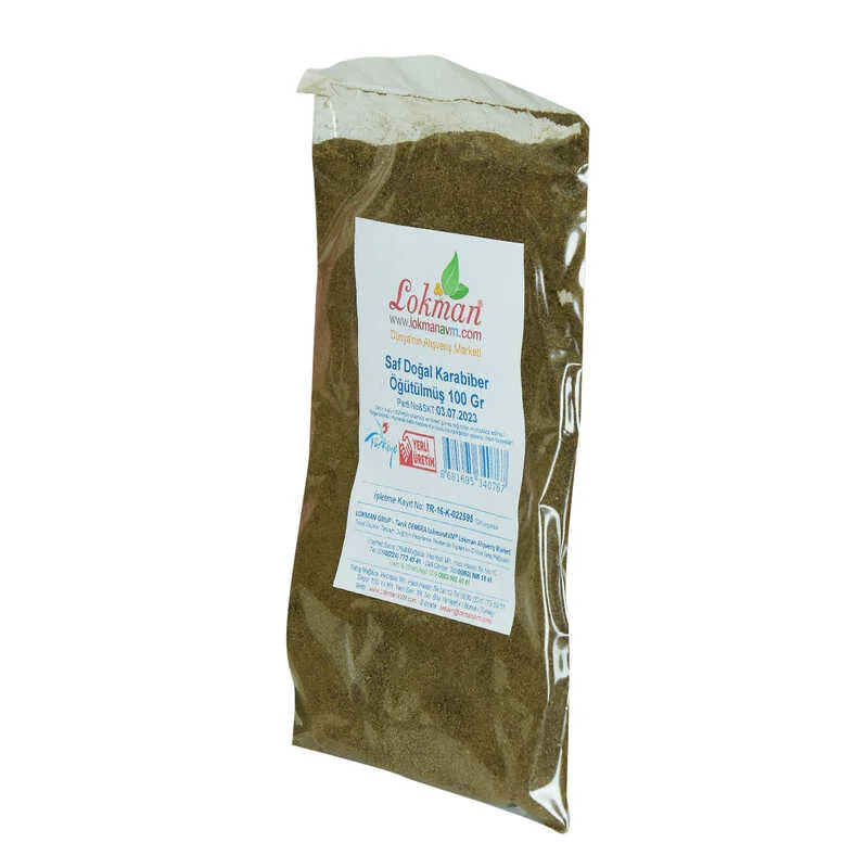 Karabiber Doğal Öğütülmüş Saf 100 Gr - Taze ve Katkısız Baharat Karabiber Doğal Öğütülmüş Saf 100 Gr - Taze ve Katkısız Baharat