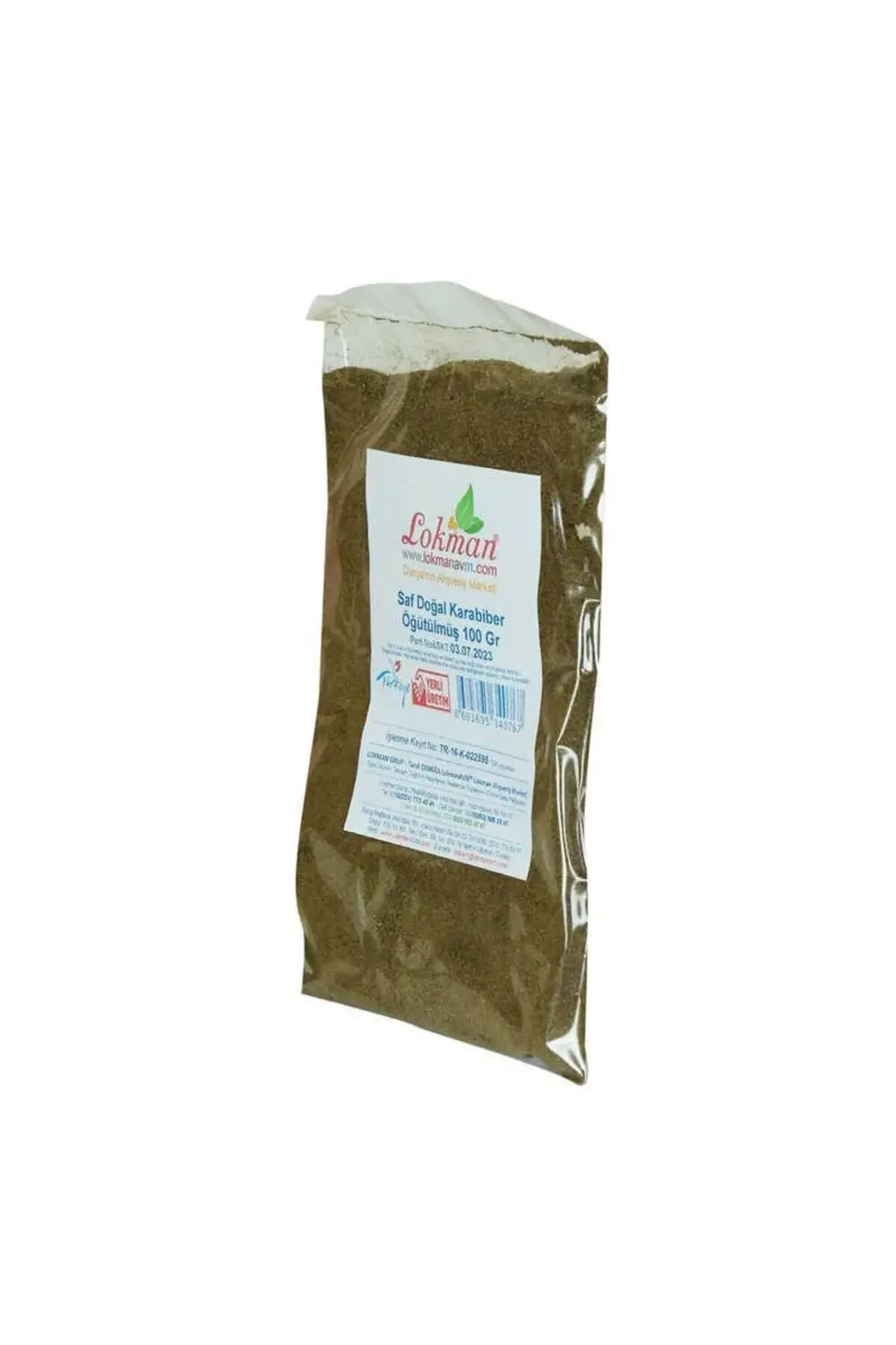 Karabiber Doğal Öğütülmüş Saf 100 Gr Paket