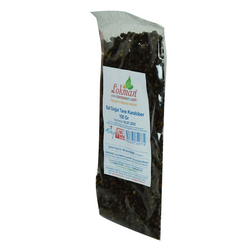 Karabiber Doğal Tane Saf 100 Gr - %100 Doğal Baharat Karabiber Doğal Tane Saf 100 Gr - %100 Doğal Baharat