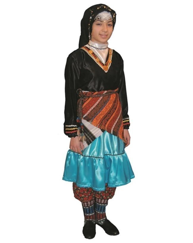 Karadeniz Kostümü Kız | Karadeniz Yöresi Kız Halk Oyunları Kıyafe