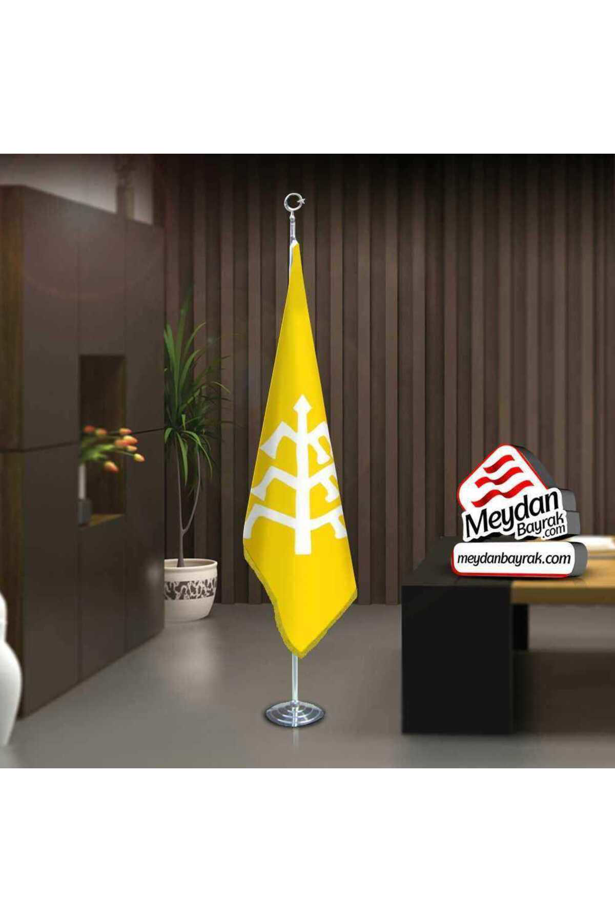 Karahanlılar Bayrağı-17 Eski Türk Devleti -Ofis-Toplantı Odaları 