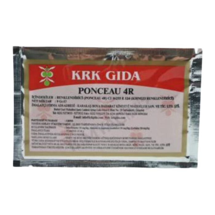 Krk Karakaş Kırmızı Toz Gıda Boyası 9 Gr