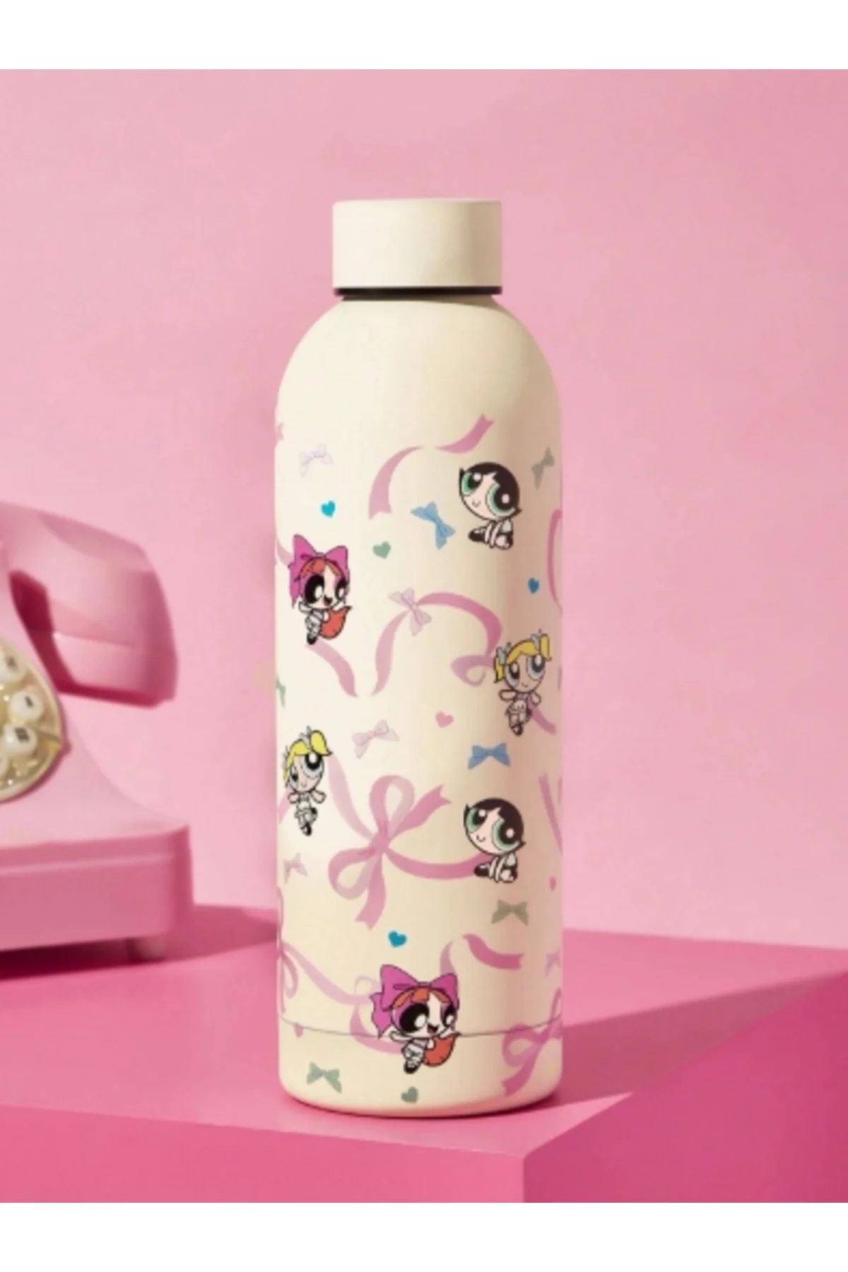 Karakter Desenli 16 Oz(500 ml) Çelik Su Matarası, Sıcak ve Soğuk Tutan Vakumlu Termos Şişe Karakter Desenli 16 Oz(500 ml) Çelik Su Matarası, Sıcak ve Soğuk Tutan Vakumlu Termos Şişe - Görsel 3