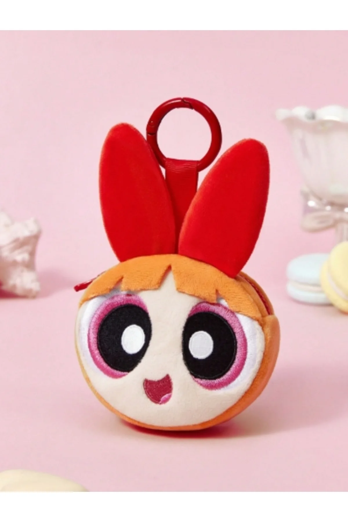 Karakterli Peluş Anahtarlık, Askılı Çanta Süsü ve Mini Figür Cüzdanı kırmızı Karakterli Peluş Anahtarlık, Askılı Çanta Süsü ve Mini Figür Cüzdanı kırmızı