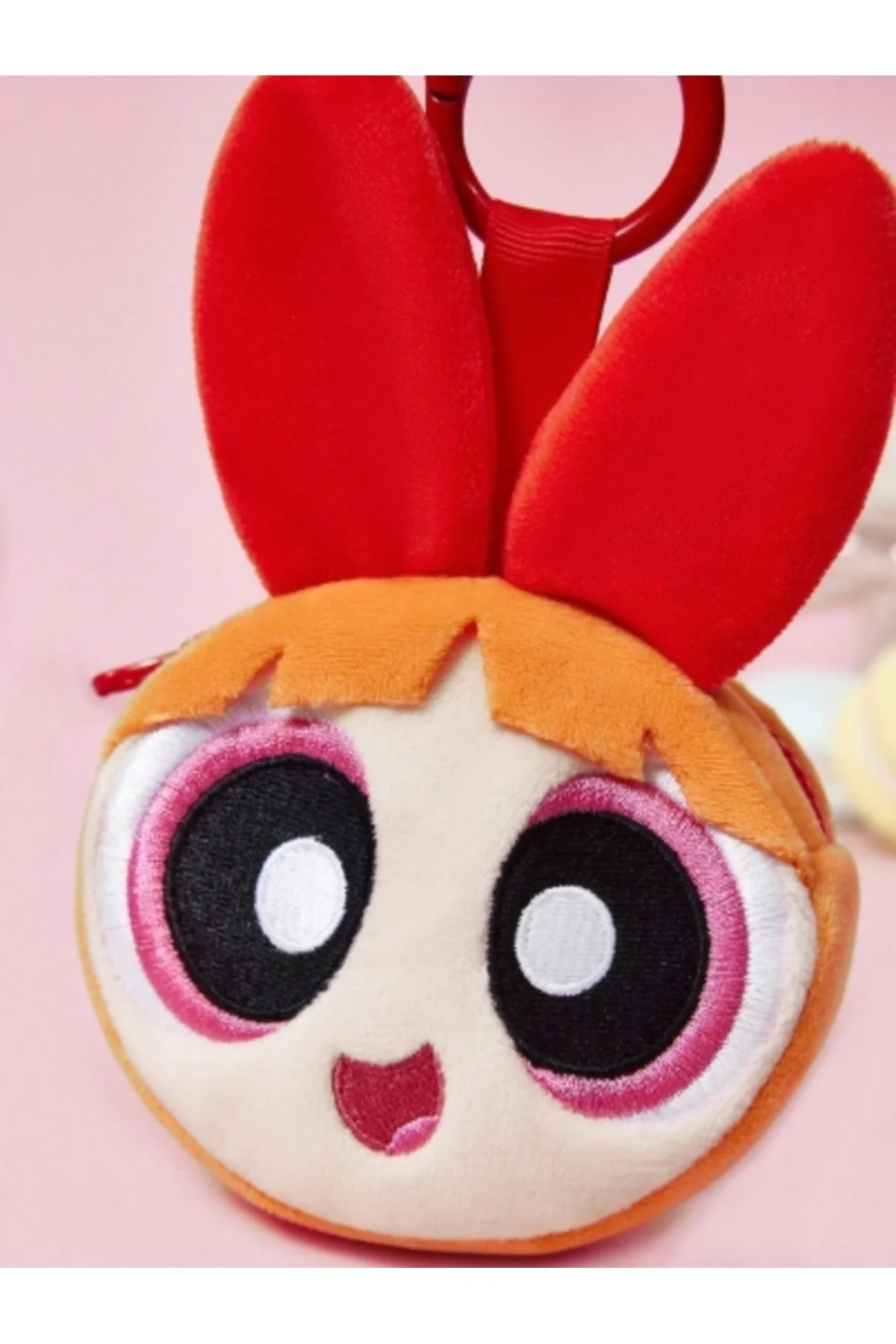 Karakterli Peluş Anahtarlık, Askılı Çanta Süsü ve Mini Figür Cüzdanı kırmızı Karakterli Peluş Anahtarlık, Askılı Çanta Süsü ve Mini Figür Cüzdanı kırmızı - Görsel 5
