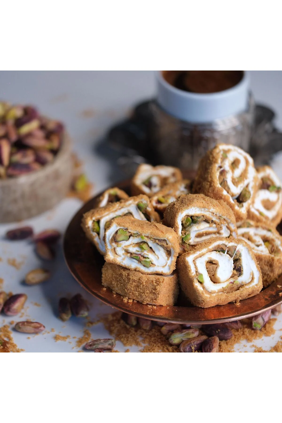 Karamel Bisküvili Antep Fıstıklı Sarma Lokum-750 g Fiyatı, Yorumları ve Özellikleri