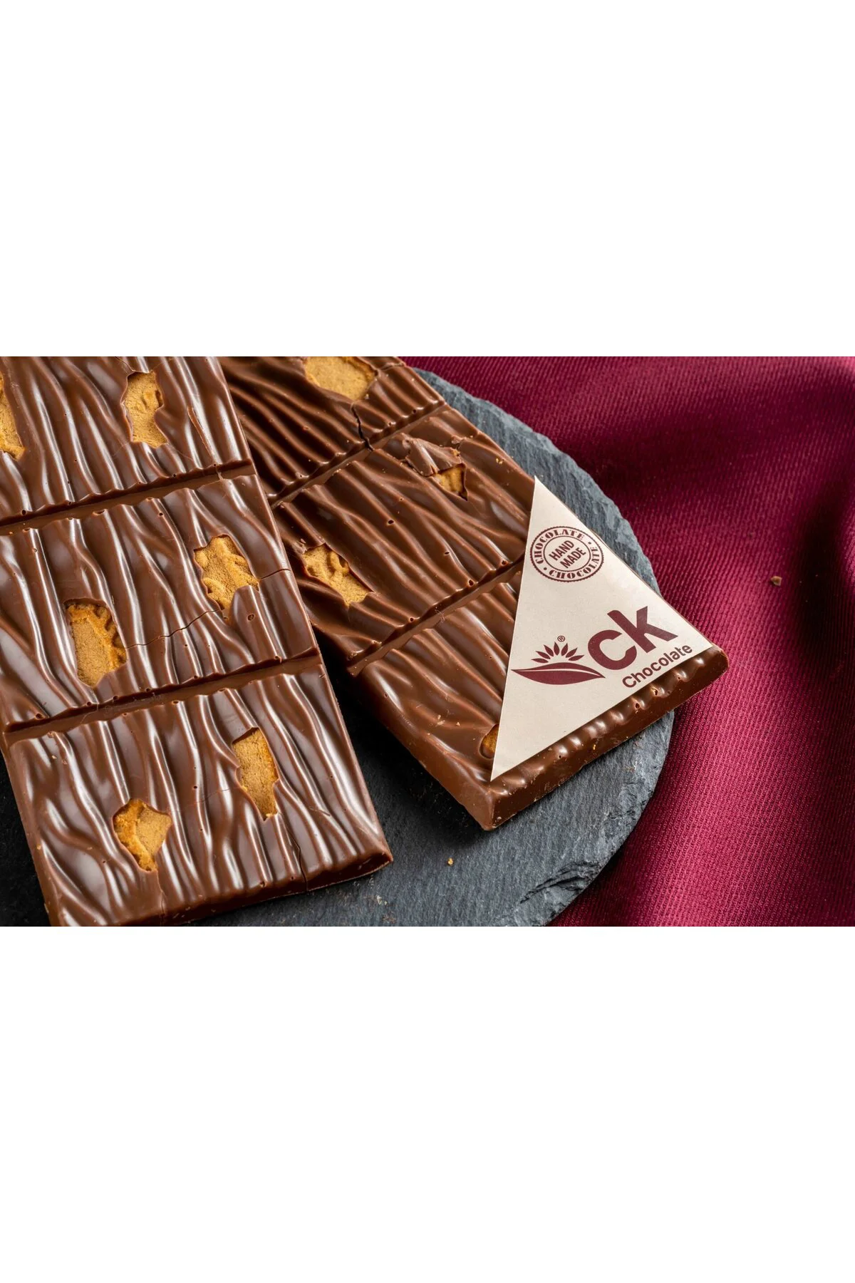 Karamel Bisküvili Bitter Tablet Çikolata 100 g Karamel Bisküvili Bitter Tablet Çikolata 100 g