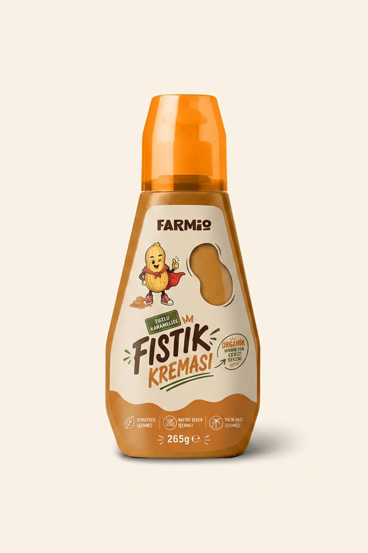 Karamelize Yer Fıstığı Kreması - 265gr - Organik Hindistan Cevizi Şekeri İçerir Fiyatı, Yorumları ve Özellikleri