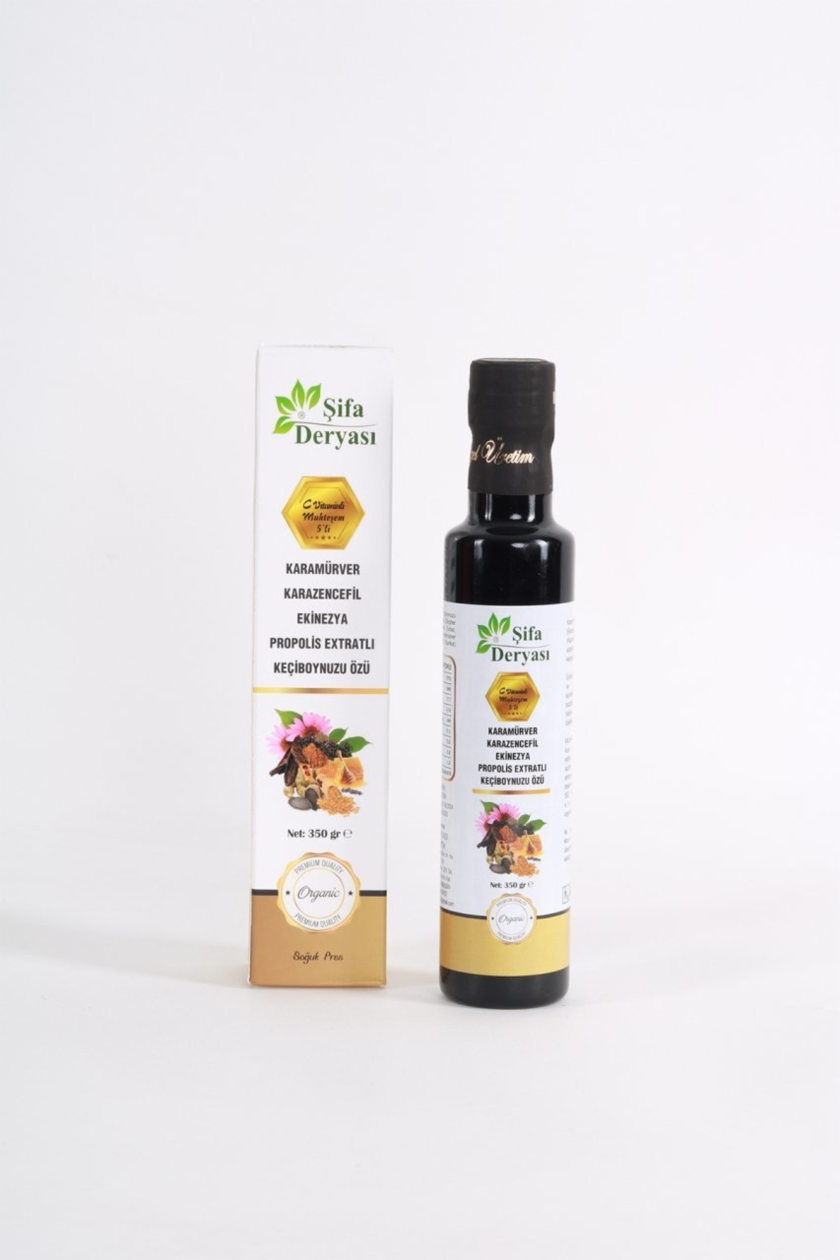 Karamürver Karazencefil Ekinezya Propolis Keçiboynuzu Özü