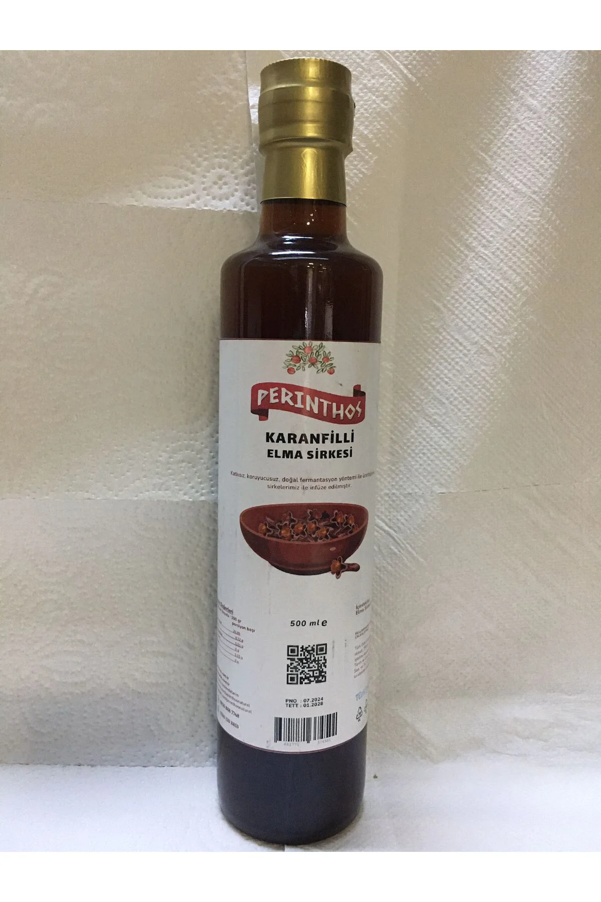 Karanfil Sirkesi 500 ml Cam Şise