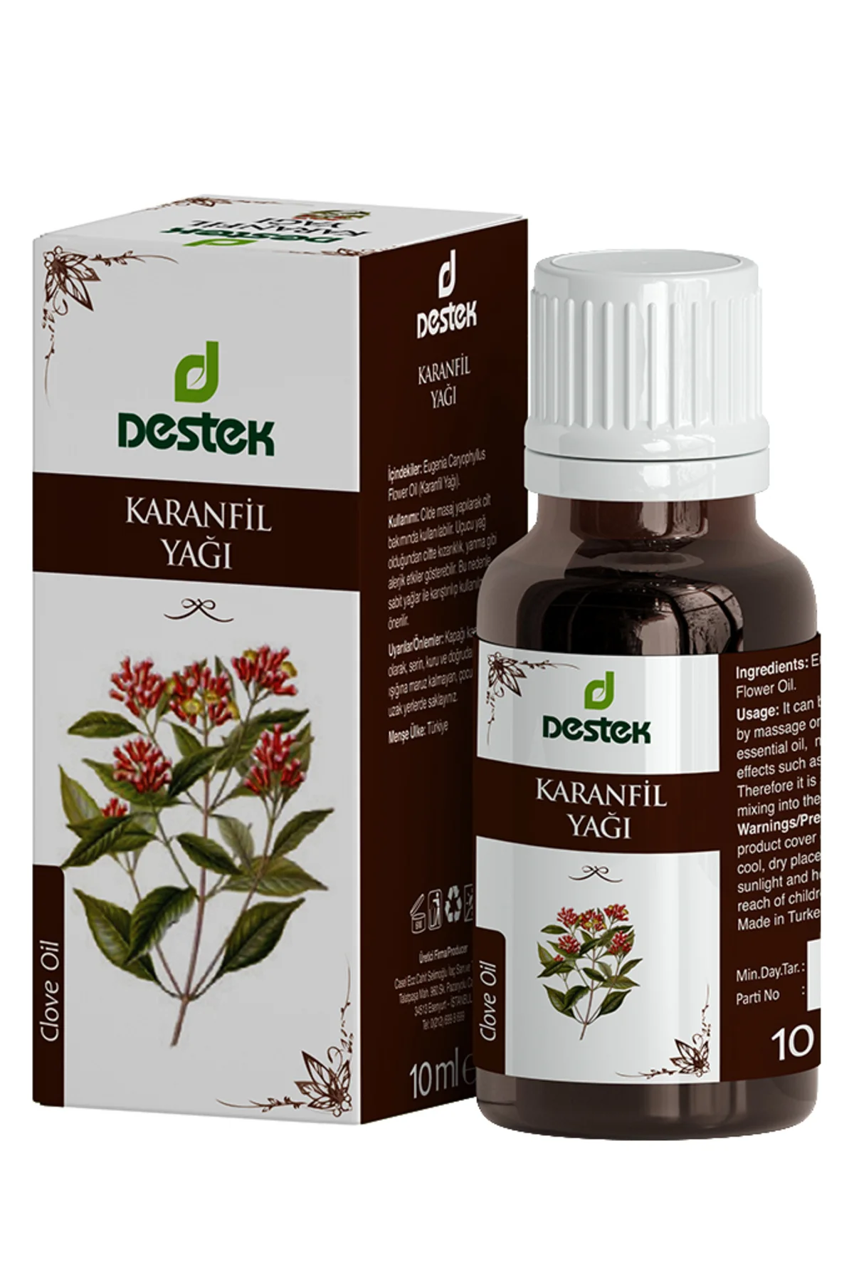 Karanfil Yağı Distile 10 ml