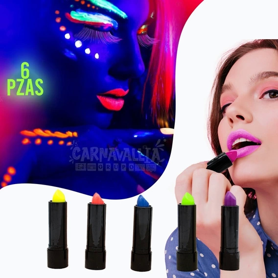 Karanlıkta Parlayan Yanan Uv Neon Ruj Yüz Boyama 6 Adet 6 Renk Fiyatı, Yorumları ve Özellikleri
